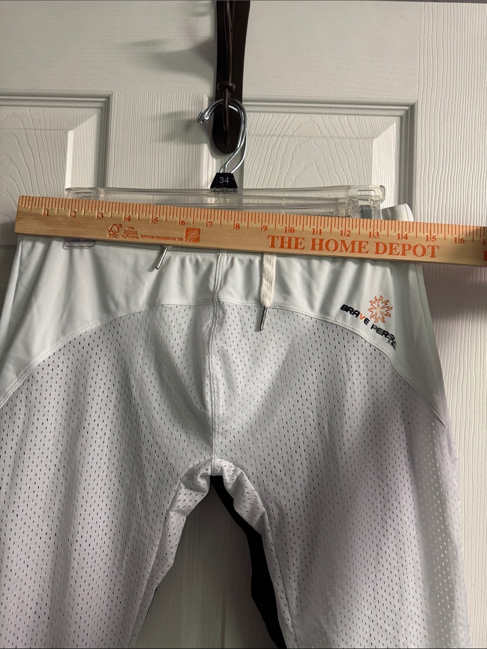 Brave Person Performance Drawstring Athletic Shorts, compression, knee length - Picture 8 of 14